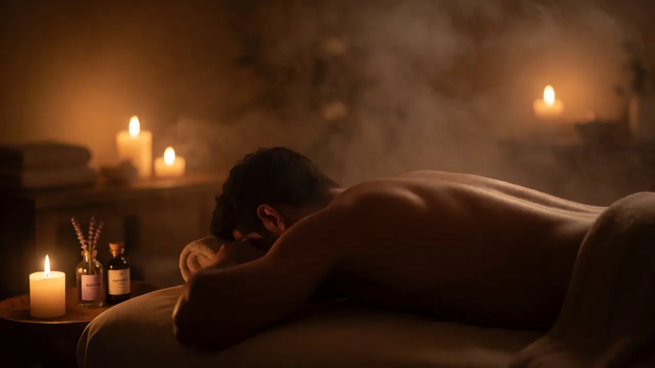 Lingam masáž a aromaterapie: Jak vůně prohlubují uvolnění